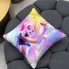Ulala SSpace Channel  Pillow Case Cover Square for Decorative Cushion Bed Couch Sofa Classic Style Machine Washable