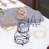 Подставка-органайзер из железа, черная, для подставок, под тарелки, рамки для фото, украшения для дома, сделай сам, декор столовой посуды, прочный держатель для чая, кофе, кружек, напитков