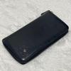 Used CHANEL Camellia Coco Mark Leather Round Zipper Long Wallet