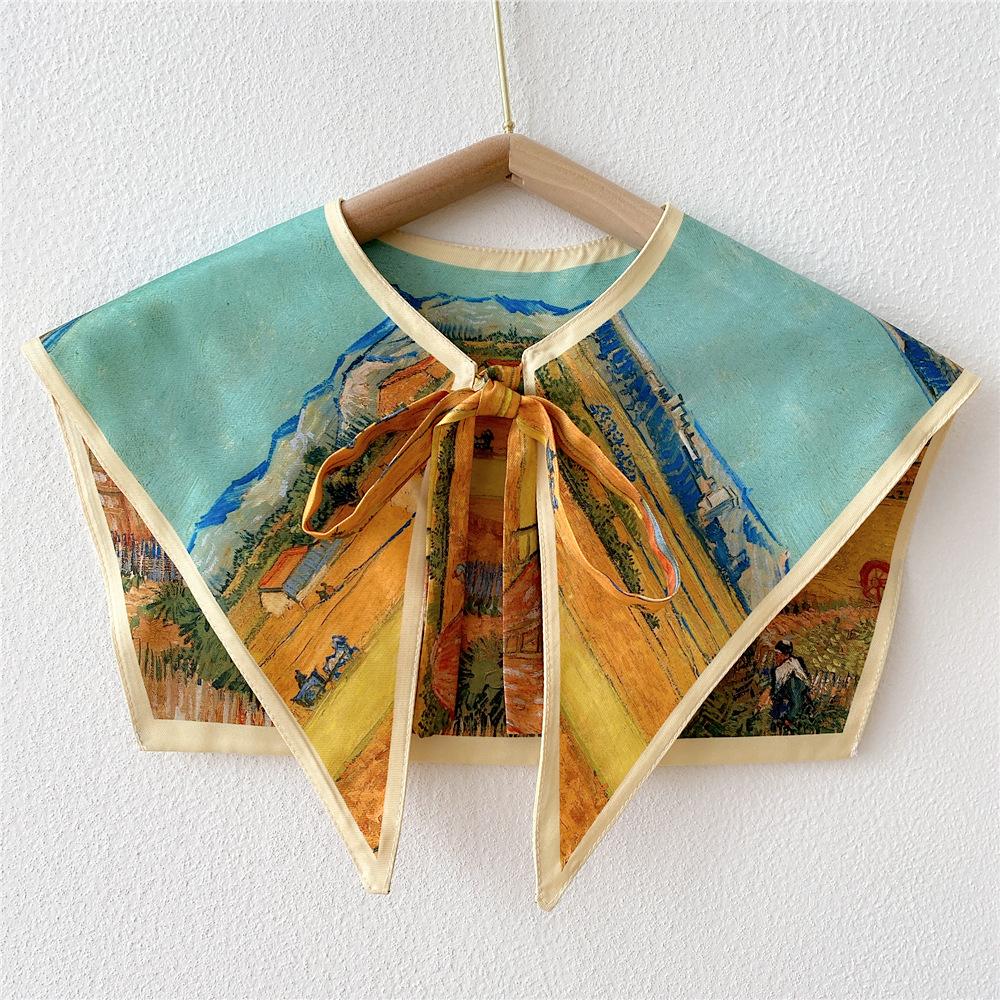 Новый шарф на плечо шаль женский поддельный воротник защита плеч шарф кондиционируемая комната камзол украшение в паре с узлом защиты шеи