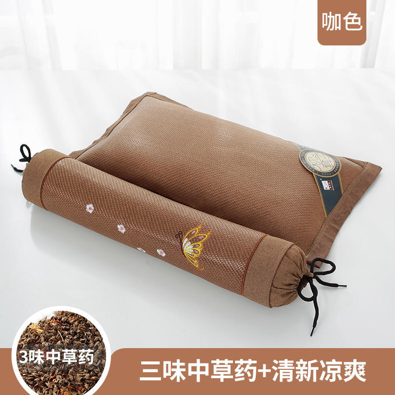 Подушка Argy Wormwood для поддержки шеи, улучшения сна, одноместная цилиндрическая подушка с наволочкой для сна