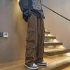 Men's Retro Japanese Corduroy Overalls - Loose-Fit Autumn Casual Pants, Simple Versatile Design.