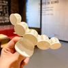 Новые Женские Элегантные Заколки-Клешни Кофейно-Белые Пластиковые Большие Заколки для Волос Корейские Головные Уборы Девичьи Заколки-Крабы Модные Аксессуары для Волос