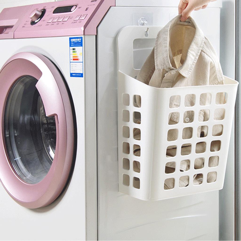 Бытовая корзина для грязной одежды Корзина для хранения грязной одежды Корзина для грязной одежды Настенная вешалка для ванной комнаты и туалета Настенная корзина для белья