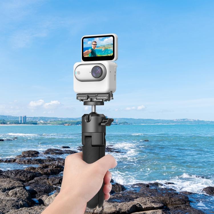 Для Insta360 GO3 / GO 3S PULUZ Magnetic ABS Quick Release Base Mount (черный)