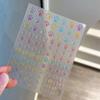 Наклейки для ногтей Jelly Style Love, прозрачные, красочные, очень милые, универсальные, с кошачьей лапкой, пятиконечной звездой, клейкая лента для ногтей