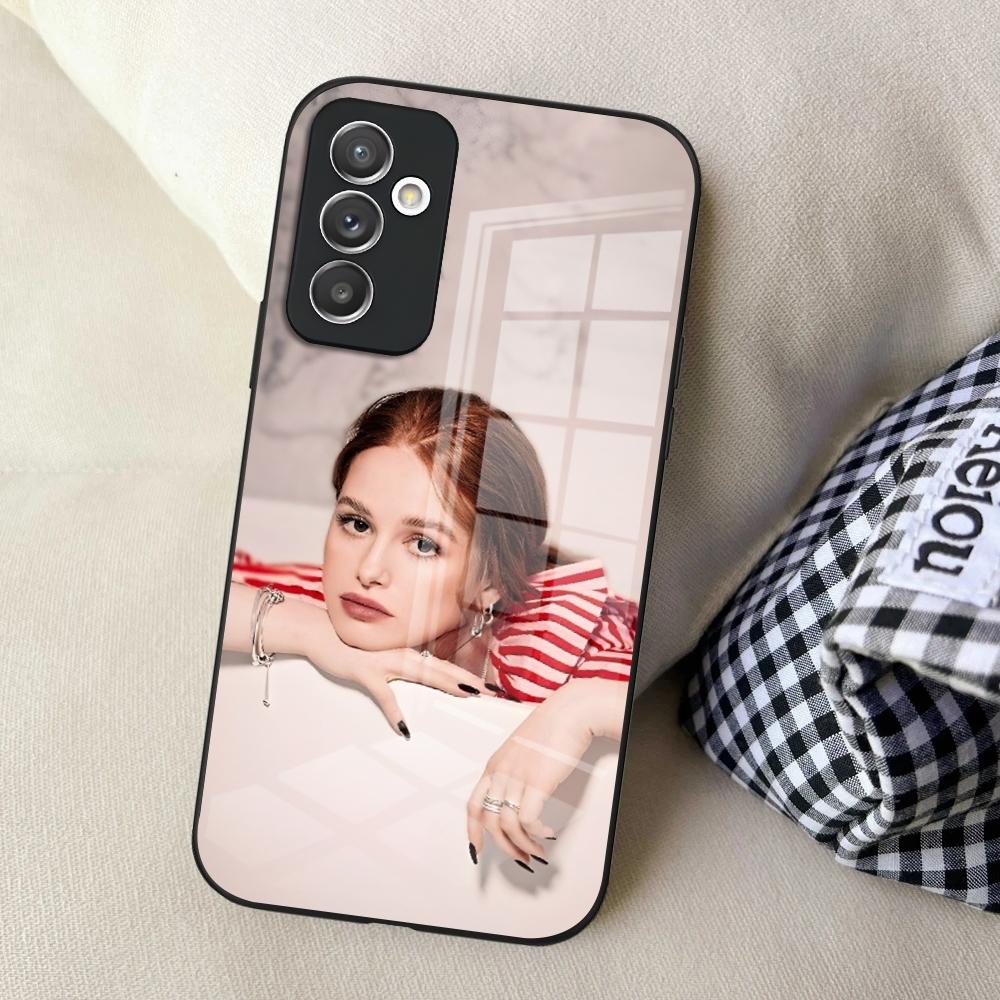 Чехол для телефона Cheryl Blossom Riverdale для Samsung S24 Ultra S23 S22 S20 Fe S21 Plus A16 A54 A34 A24 A53 Стеклянная крышка