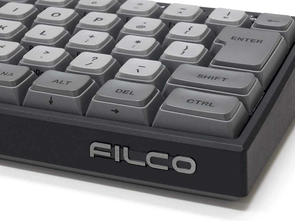 FILCO Majestouch Convertible Переключатель CHERRY MX SILENT Японская раскладка 66 клавиш Совместимость с обоими Совместимость с 4 устройствами Матовый черный Бесшумный красный