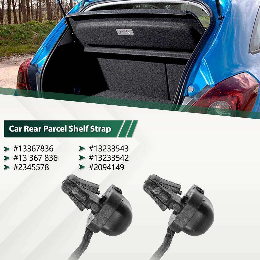 2 шт., шнур для багажника, полки, веревка, ремень, веревка для Vauxhall Opel CORSA DE 2007-2022 5 дверей 13367836, салон автомобиля