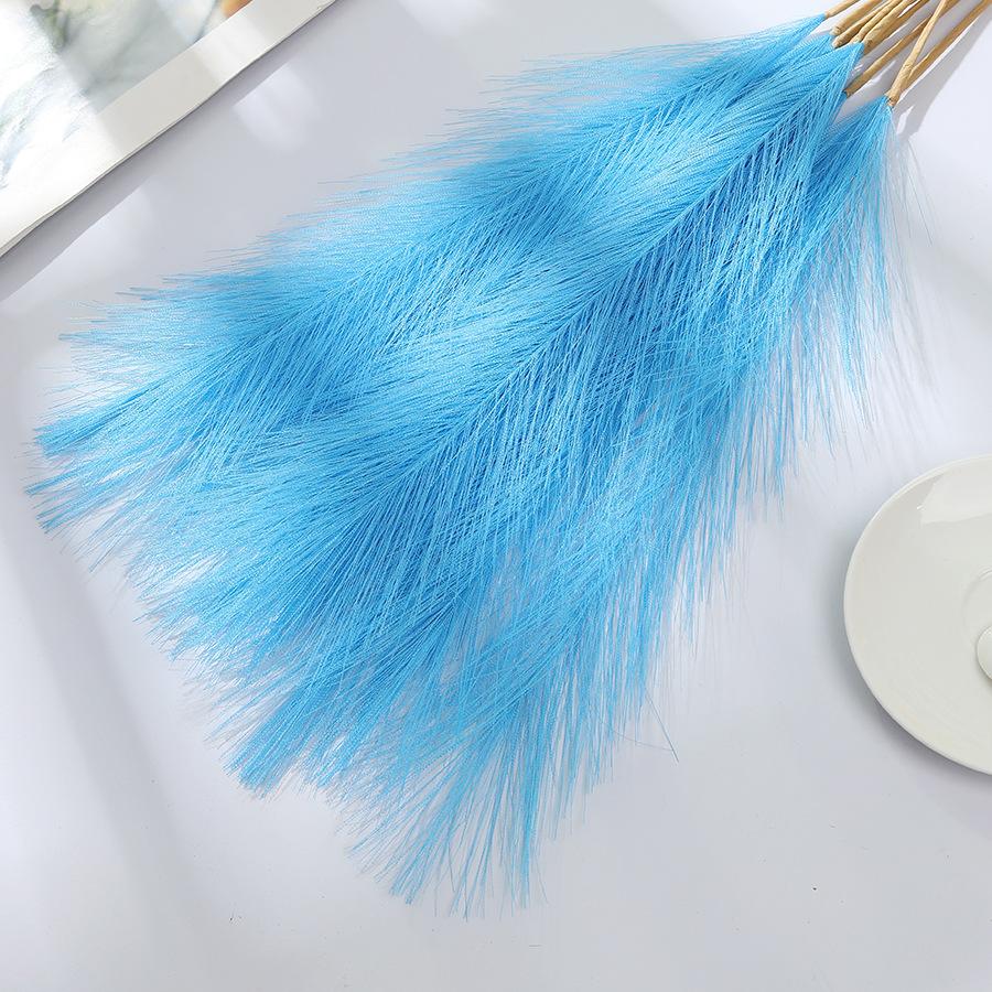 55cm Artificial Reed Pampas Grass Fake Flower Decorative Arrangement for Living Room Wedding Floor Decoration Artificial Plant