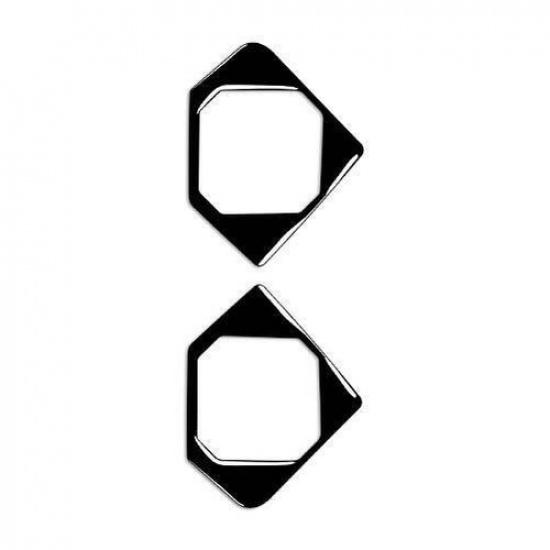 For Toyota Tacoma 2016-2023 Bright Black Steering Wheel Button Cover Trim 2pcs