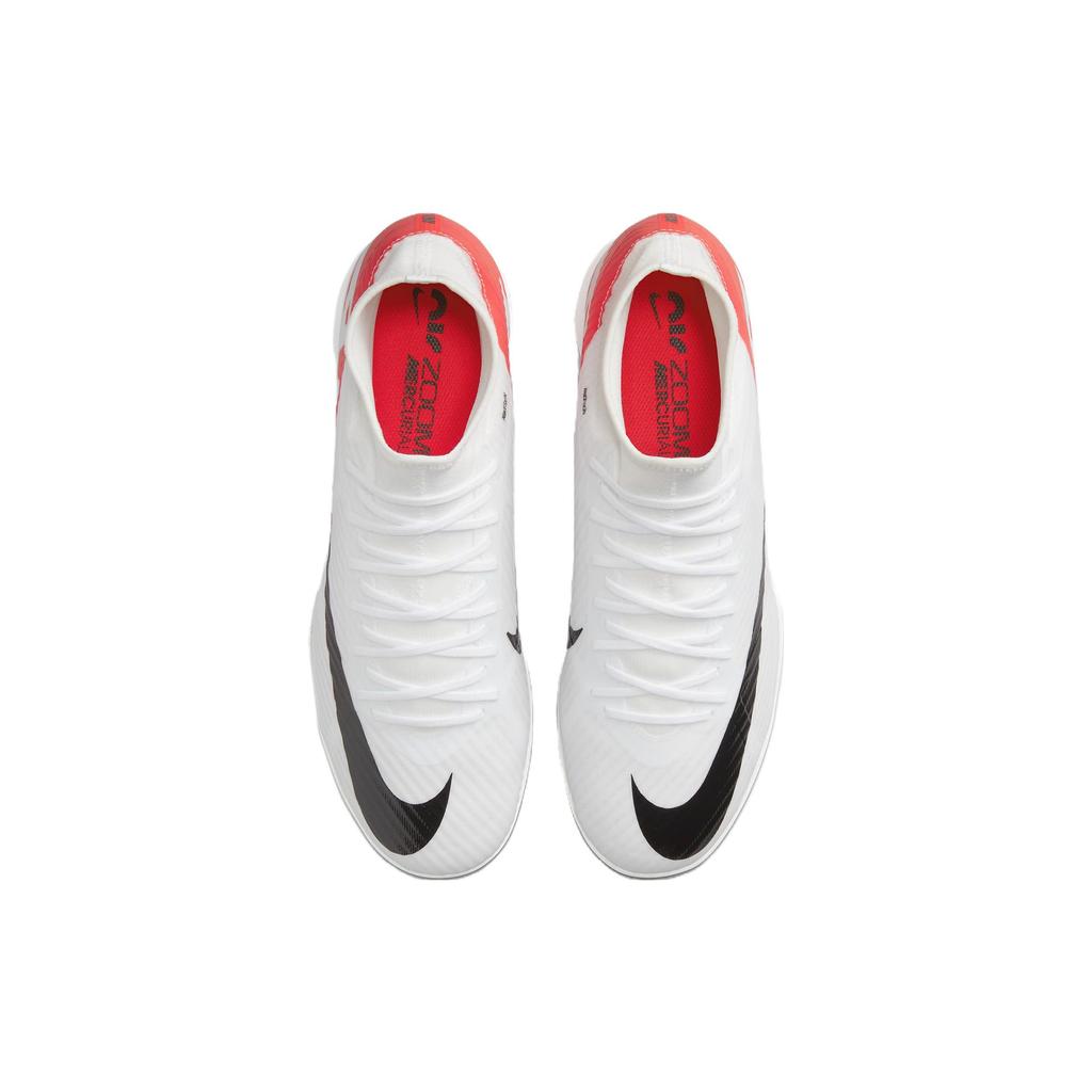 Nike Zoom Mercurial Superfly 9 Academy IC Ready Pack Unisex Sneakers White Bright-Crimson Black DJ5627-600