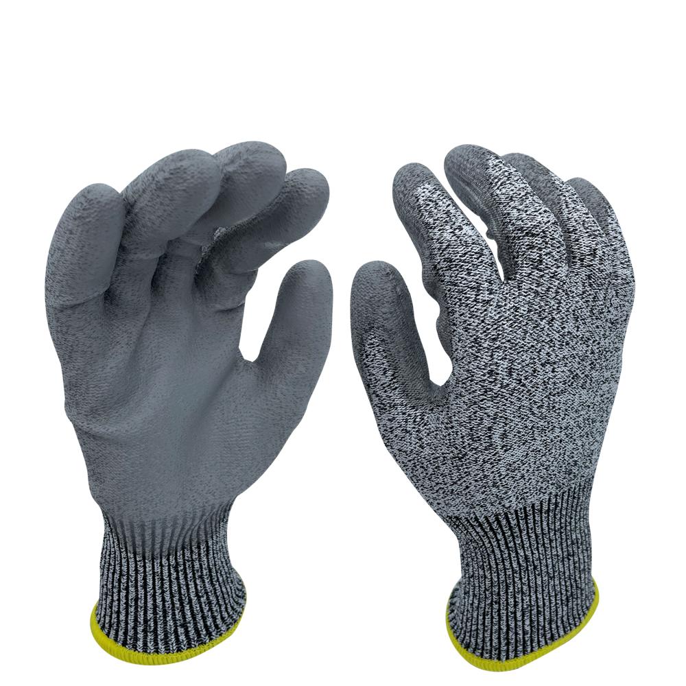 CE Level 5 Anti-Cut Gloves with HPPE Cut-Proof Technology Work Safety Protection Glove