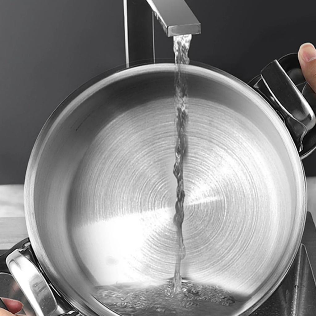 3L/4L/5L Aluminum Alloy Pressure Cooker, Explosion Proof Large Capacity Pressure Cooker for Gas Stove Home