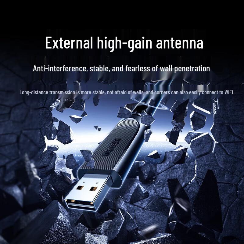 Ugreen AX900 USB Dual-Band WiFi 6 & Bluetooth 5.4 Adapter (CN version)