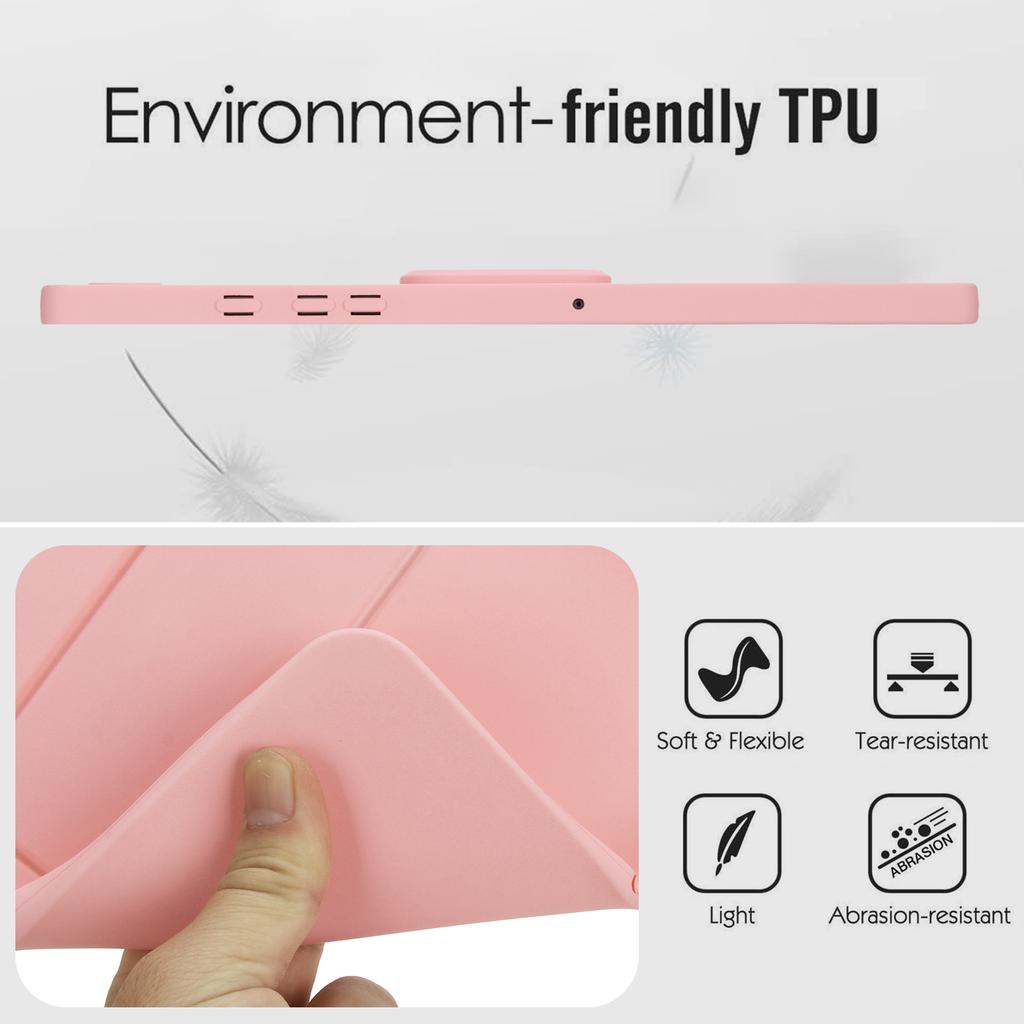 For Samsung Galaxy Tab A8 10.5 (2022)/(2021) Case TPU+PC Skin-Friendly Kickstand Tablet Cover