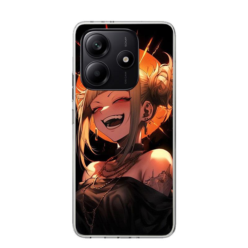 Мультяшный Крутой Чехол для Телефона с Демоном для Xiaomi Redmi Note 15 14 13 12S 12 Pro Plus 11S 11E 11 11T 10S 10 Арт Мягкий Чехол с Рисунком R