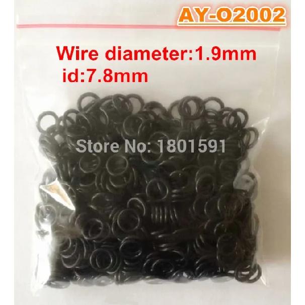 Free shipping 100pieces wholesale 7.8*1.9mm rubber orings fuel injector seals for toyota ASNU17 (AY-O2002)