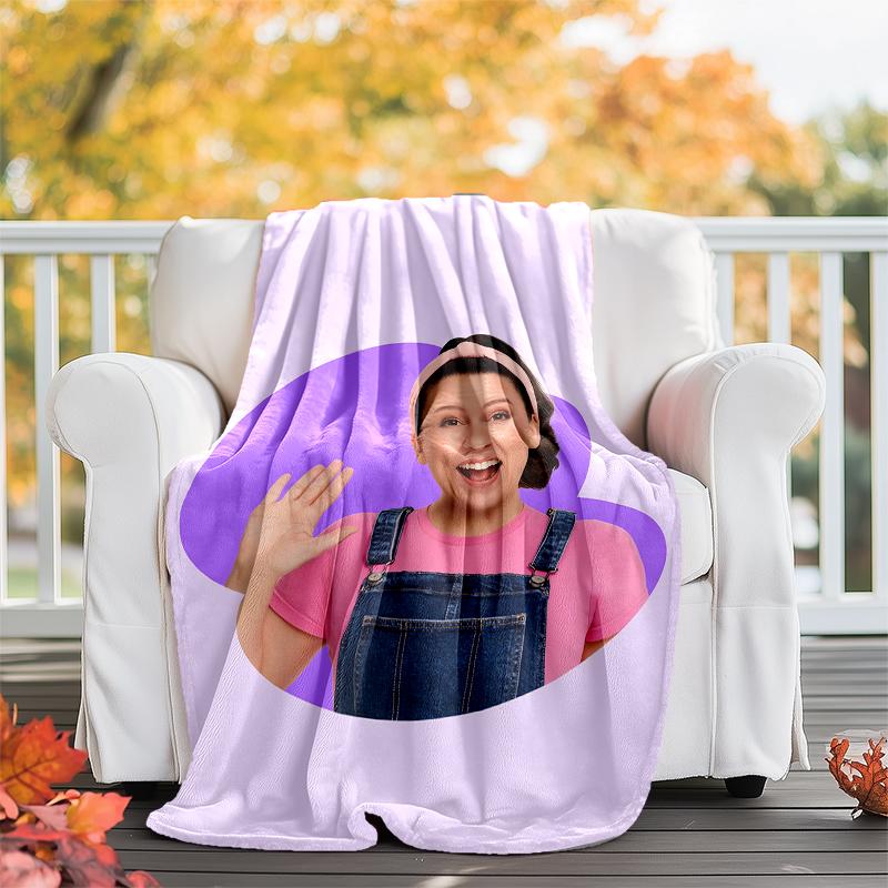 Ms. Rachel Theme Printed Blanket - Perfect for Couch, Bed, Travel & Outdoor Use | Machine Washable, Cozy & Durable.