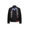 Evisu Logo Print Long Sleeve Denim Jacket Men jackets 2EAHTM3DJ1007LFCT