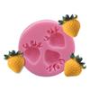 3 Hole Fruit Grapes Chocolate Party  Tools DIY Baking Fondant Silicone Mold Chocolate Sugar Art Displays T0245