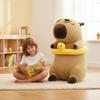 Large Plush Toy Pillow Capybara with Duck 100cm