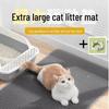 Очень большой двухслойный коврик для кошачьего туалета - Предотвращает разнос наполнителя и просыпание, Контроль просыпания песка, Идеально подходит для кошек и товаров для домашних животных