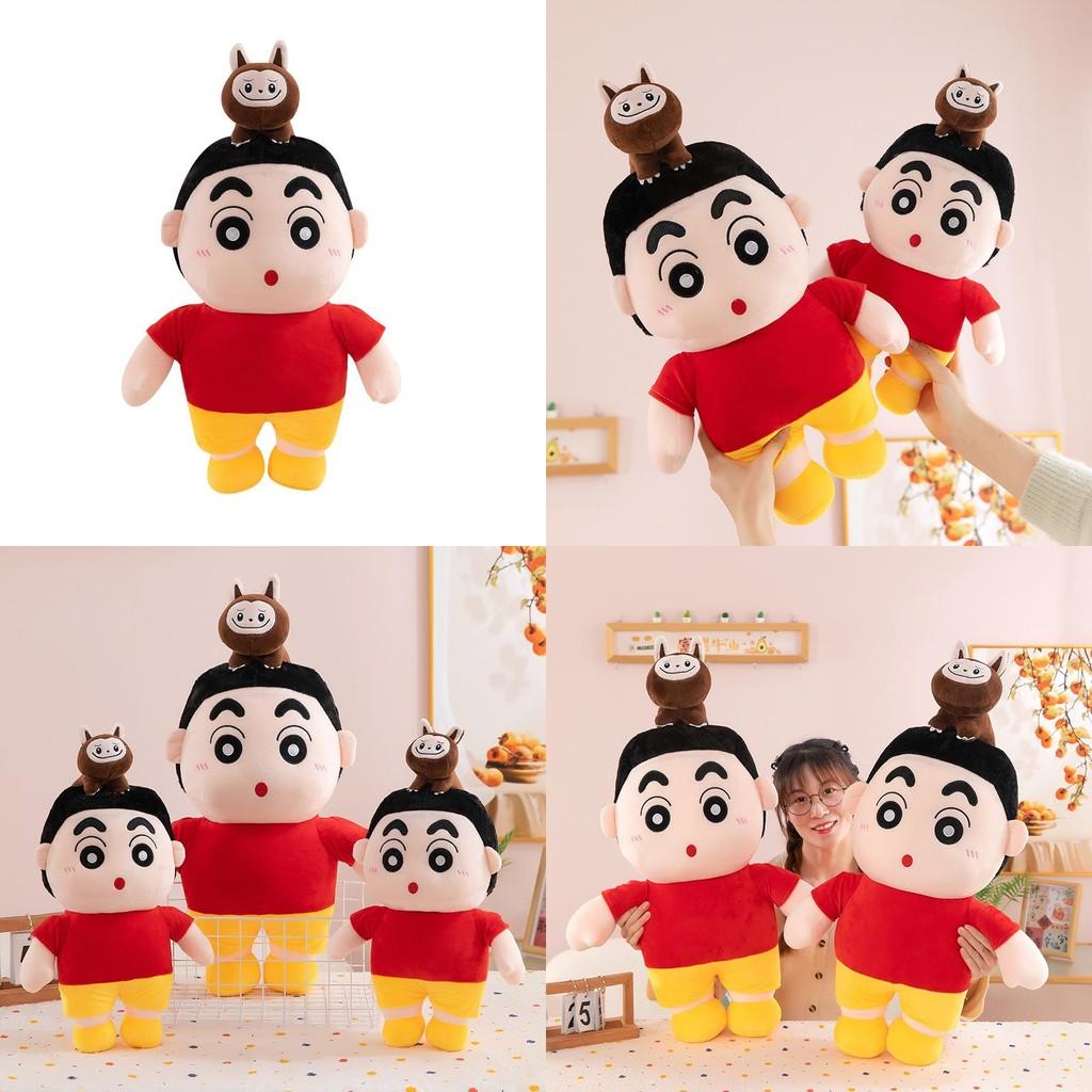 Cute Crayon Shin Chan Plush Toy With Pp Cotton For Kids Bedroom Gift And