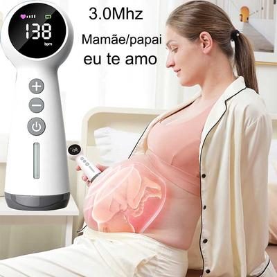 3,0 МГц Ультразвуковой Фетальный Допплер Монитор Сердца Пренатальный Монитор Сердцебиения Ребенка Светодиодный Дисплей Стетоскоп
