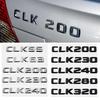 3D Буквы Наклейка-Эмблема на Задний Багажник Автомобиля для CLK55 CLK63 CLK200 CLK230 CLK240 CLK280 CLK320 Класс CLK Задний Значок