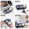 Pencil Pouch Durable 300D Polyester Spacious Storage Secure Zipper with Main Compartment Mesh Pocket and Pen Slots for Boys Girls