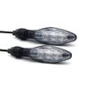 MFC PRO Motorcycle Universal Mini Waterproof High Brightness LED Steering Lamp Turn Lamp (Clear Lens, 2 Pieces)