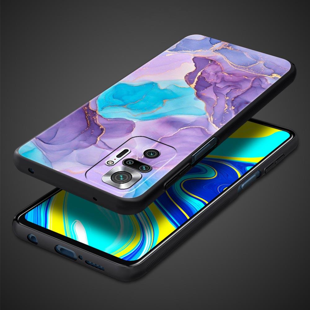 Для Redmi 10C Чехлы Funda Marble Ink Wash Мягкий чехол для телефона для Xiaomi Redmi Note 12 11 9S 9 8 10 Pro Plus 7 9T 8T 9C 9A 8A Чехол