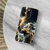 Греческий Бог Король Зевс Для iPhone Max, 14, SE, 12, 15, Pro, 17, Plus, 11, XS, Mini, 16, X, 13, XR, Прозрачный Мягкий Чехол