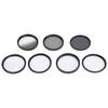 Camera Lens Filter Kit UV CPL ND8 Soft White Graduated Grey 10X Macro 6 Points Star Filter Set for