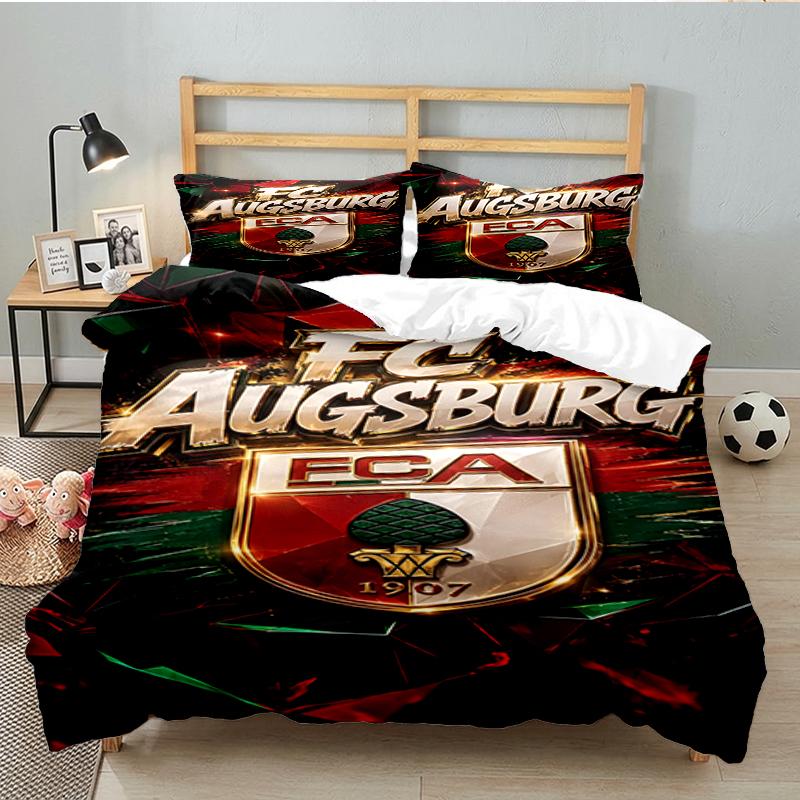 3PCS Augs-burg Crest Bedding set,Ideal for1pc Duvet Cover And 2pcs Pillowcases Perfect for Christmas gift,Ideal for Bedroom, Dormitory