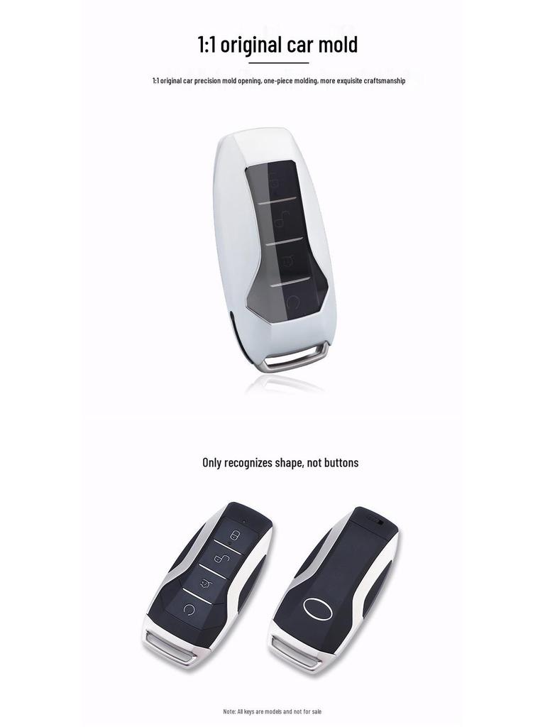 Kashiru TPU Car Key Shell for BYD Song, Tang, Yuan, S7, Qin DM