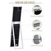 Full-Length Mirror, Freestanding, MDF Frame, 37x37x154 cm, White