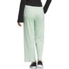 adidas Lounge Wide Leg Knit Joggers Women Bottoms Light-Green JJ3605