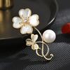 Senior Brooches Flower Leaf Brooch Pins for Women Suit Pendant  Fashion Brooches Jewelry