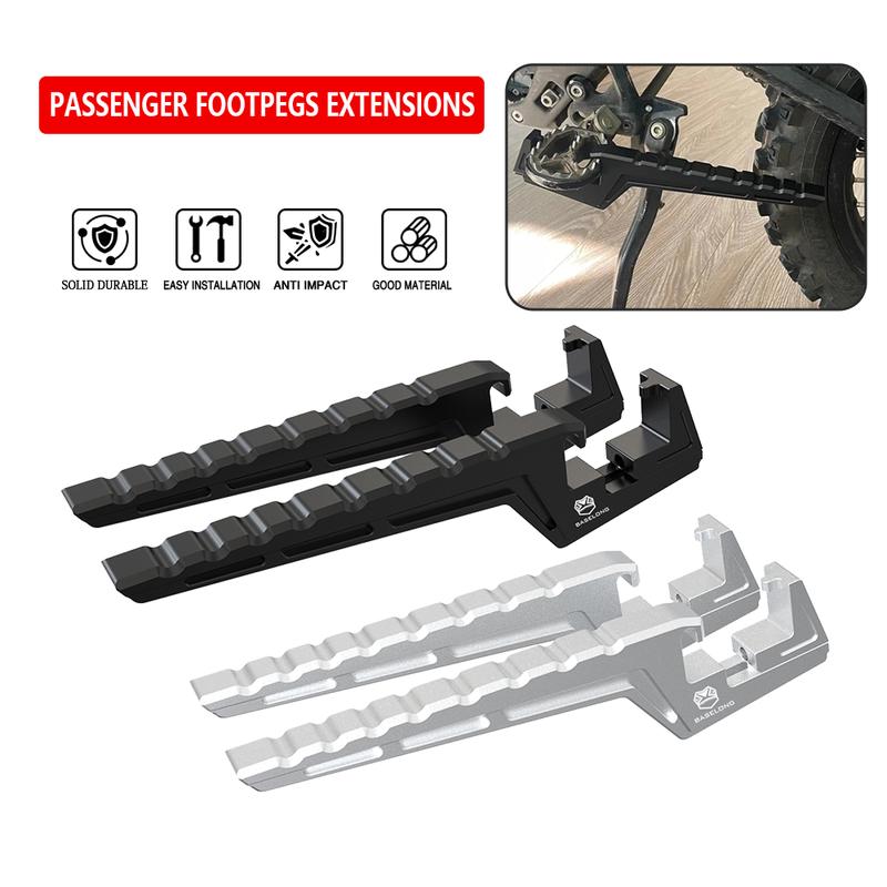 Motorcycle Accessories For Segway x260/ X160 X 2024 2025 Aluminium Passenger Footpegs Extensions For Sur Ron Light Bee X S/X/L1E