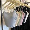 Летняя корейская Spice Girl Royal Sister Ice Ribbon Chest Cushion Halter Жилет Красавица Снаружи Для Ношения Пары Грудей Безрукавное Нижнее Пальто Женщина