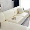 PU Leather Sofa Seat Cushion Covers Waterproof Anti-dirty Slipcover Seat Protector Corner L-shaped Sofa Cover 1/2/3/4 Seater