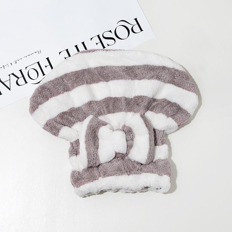 1/3Pcs Thickened Double Layer Hair Drying Cap Wipe Hair Absorbent Water Quick Drying Towel Soft Coral Velvet Towel Gifts