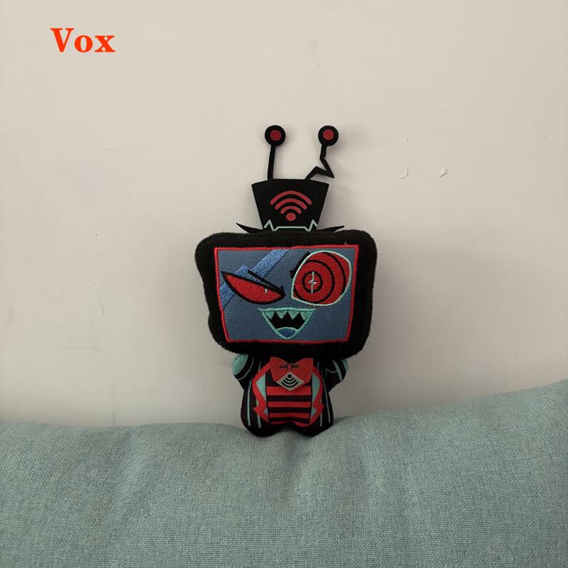 Multi-Style Endearing Animation Hazbin Animated Hotel Character Vox / Lucifer / Niffty / Alastor / Vaggie Fluffy Doll Ornament Plushy Figure