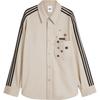 adidas Originals X Song For The Mute Adi006 Куртка в полоску с вышитым логотипом, острым воротником, однобортная, свободного кроя, с длинными рукавами, унисекс, KC3141