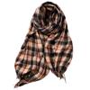 180*68cm Imitation Cashmere Scarf Vintage Plaid Printed Mujer Foulard Blanket  Autumn Winter Warm