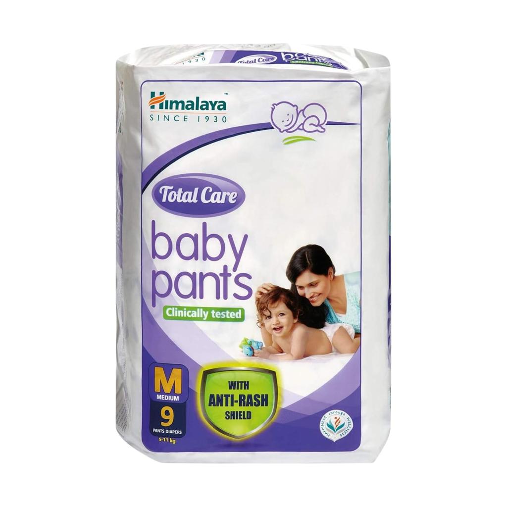 Himalaya Подгузники-трусики для малышей Total Care Medium 9 штук Мягкие Впитывающие Защита для младенцев