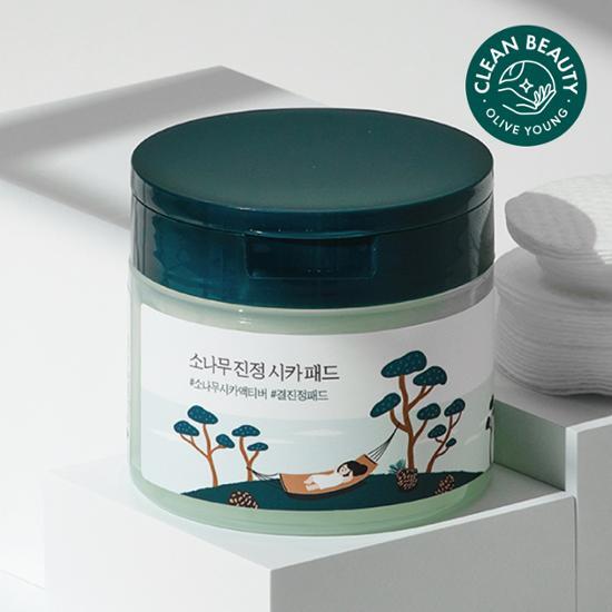 [Choi Hye-seon PICK/Intensive Cica] Round Wrap Pine Calming Cica Pads 50 Sheets, Korea Popular Explosive Cosmetics