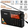RD239 Aircraft Radio AIR/VHF/AM/FM/SW/Weather Bands Transistor with Bluetooth/TF Card/Flashlight,MP3 Player, Digital Record,